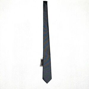 NEW DiBanGu Men's Silk Blend Tie Charcoal Grey Micro Dot Pattern Formal Business
